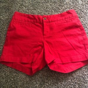 Banana republic red shorts cute